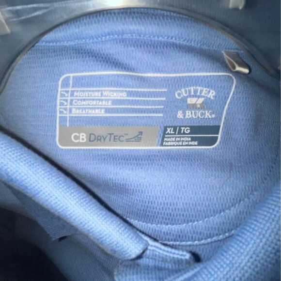 Cutter & Buck Long-Sleeve Blue Shirt, XL, Like New! - Picture 3 of 10